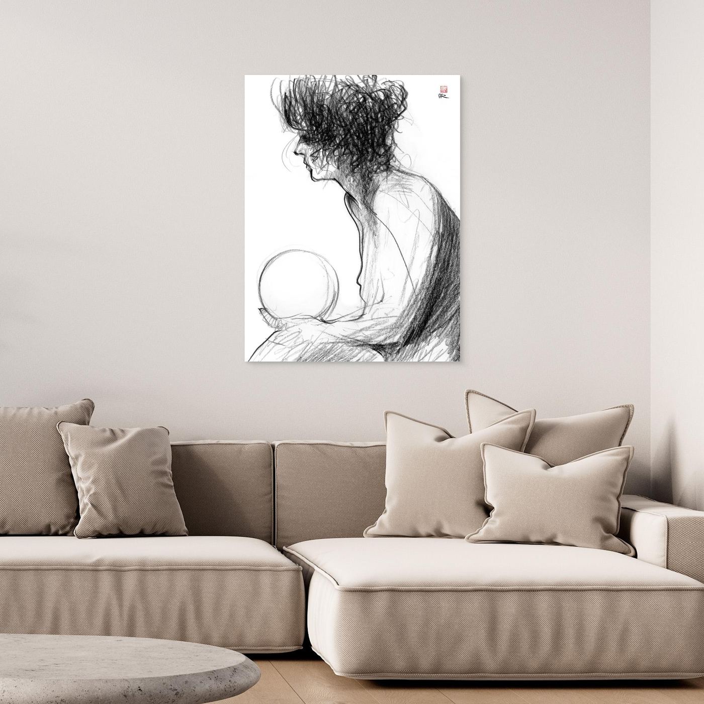 Fortune teller - Canvas print