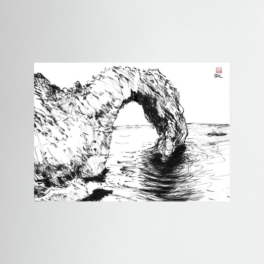 Durdle door - Print on fine art paper