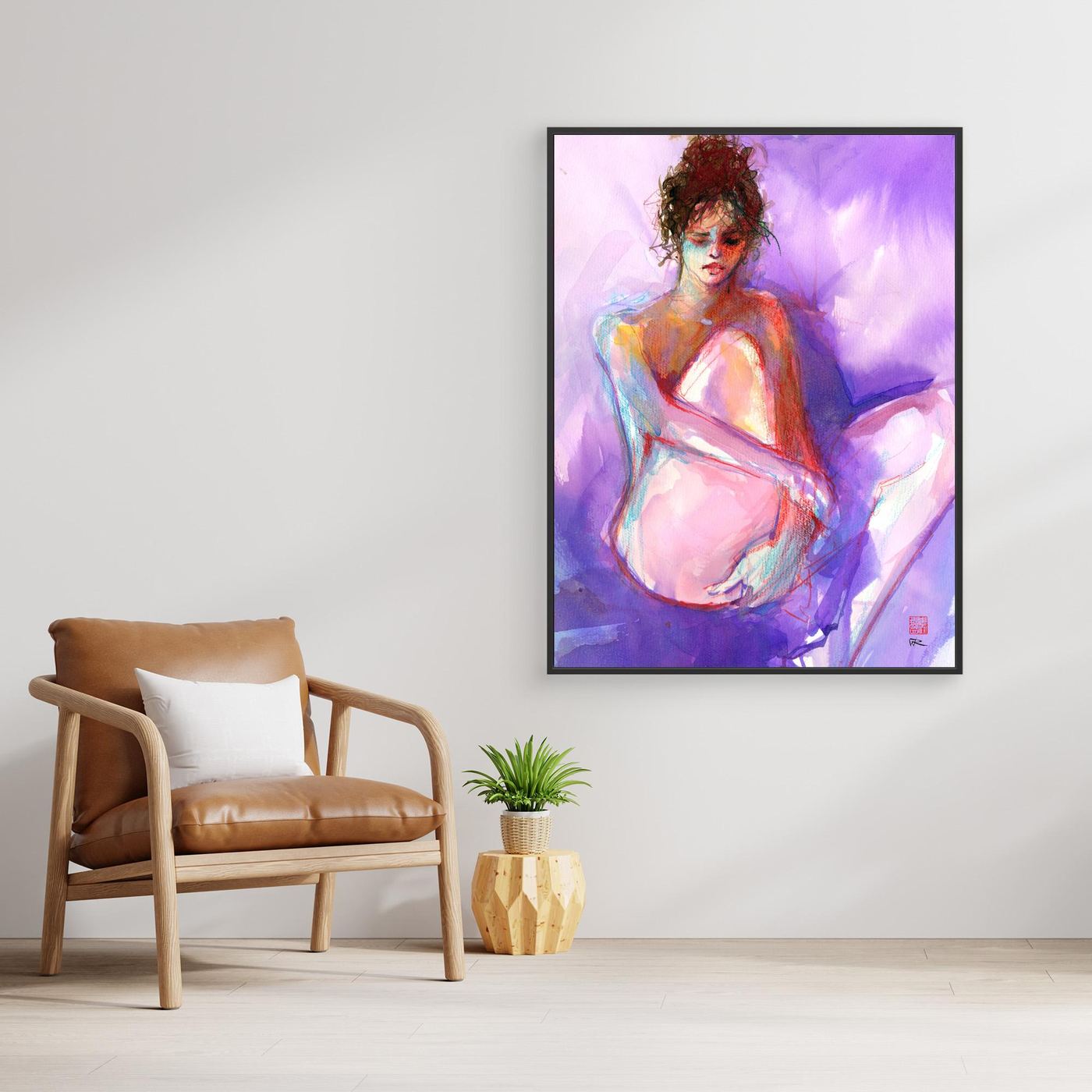 Whirlwind Thoughts - Canvas art print