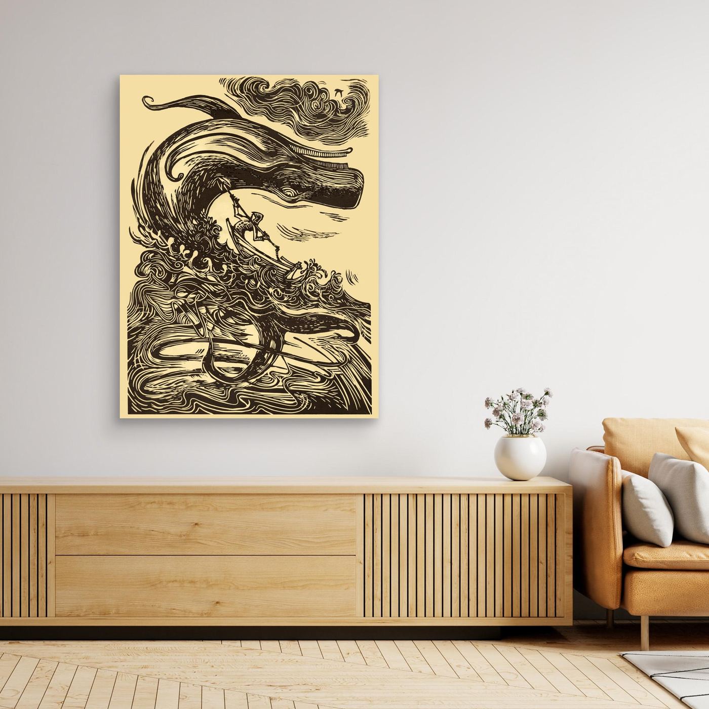 Moby Dick - Canvas Art Print
