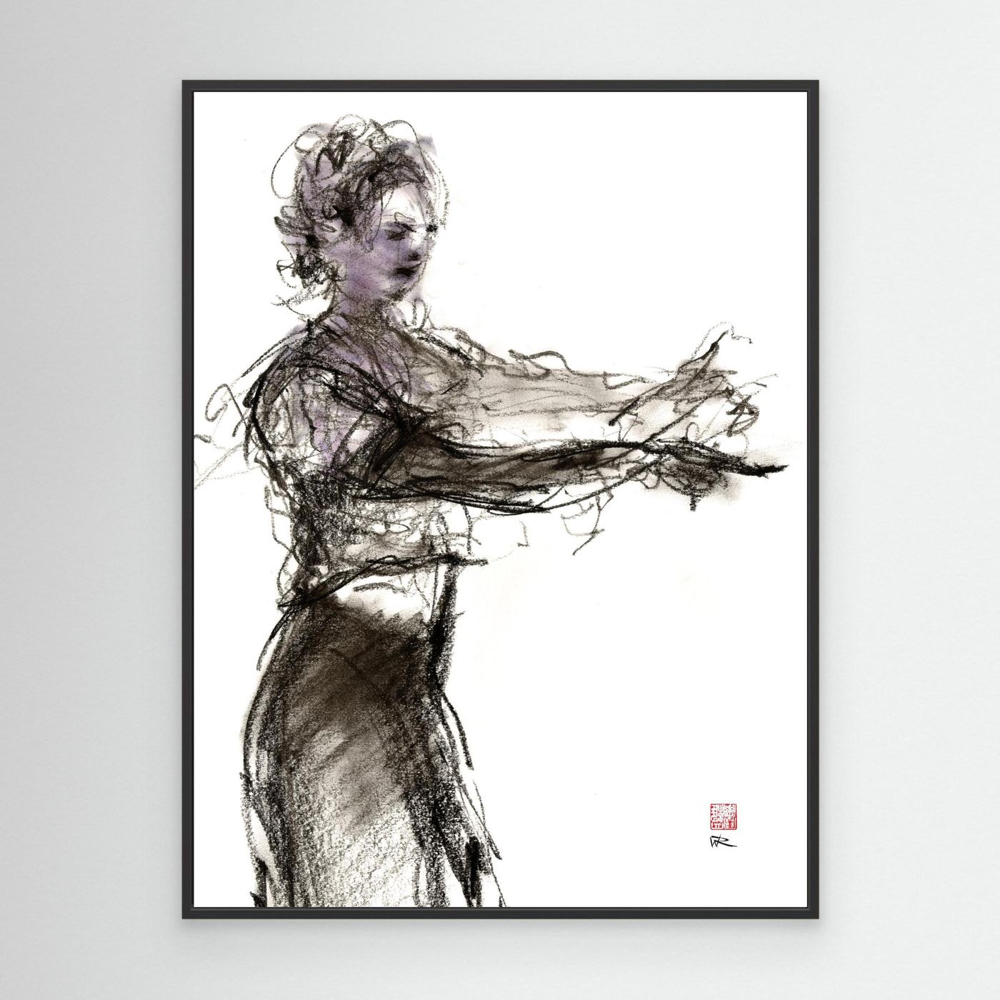 Flamenco castanets - Canvas art print