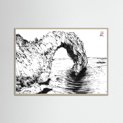 Durdle door - Print on fine art paper