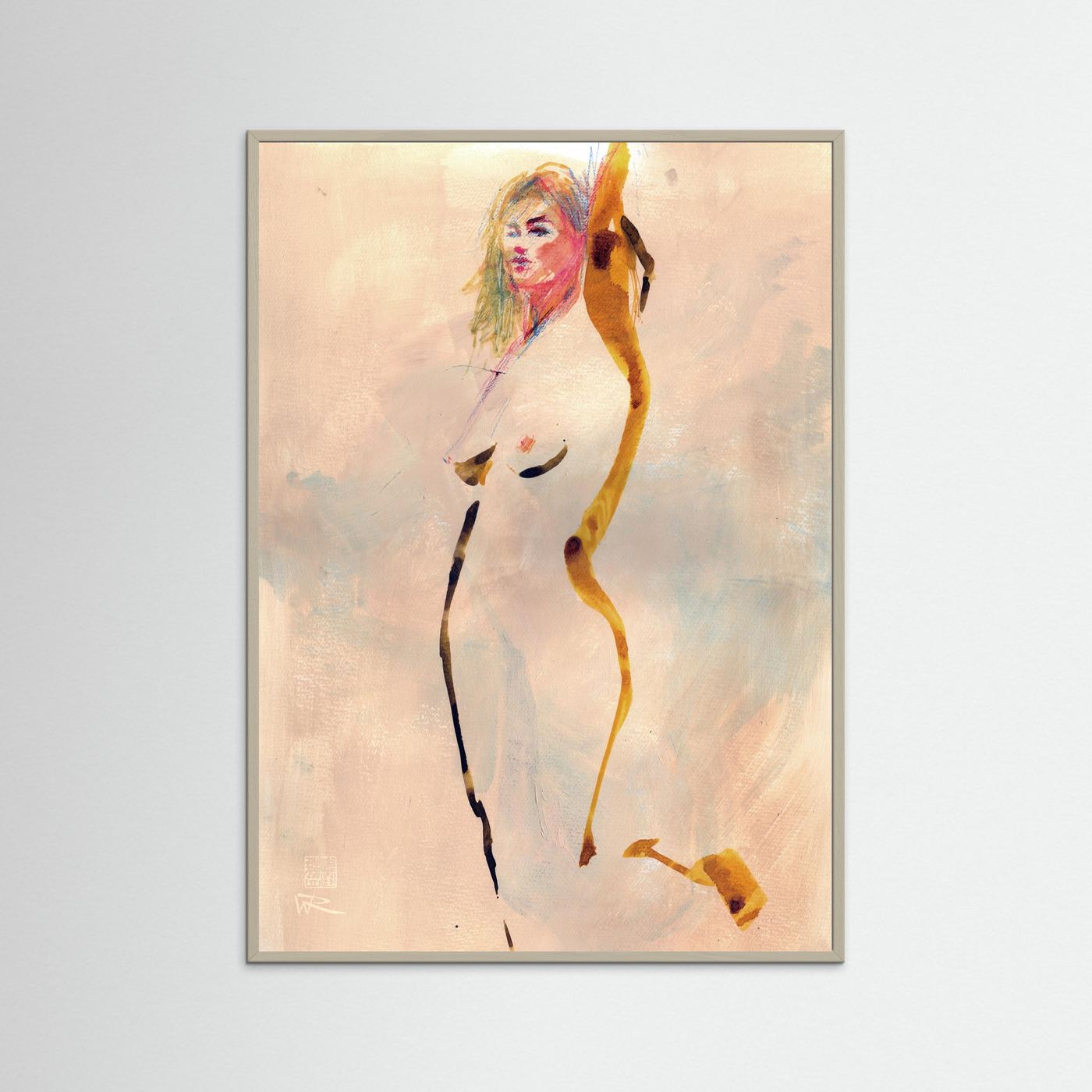 She stands alone - Print on fine art paper