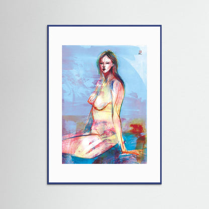 Seated in reflection - Print on fine art paper