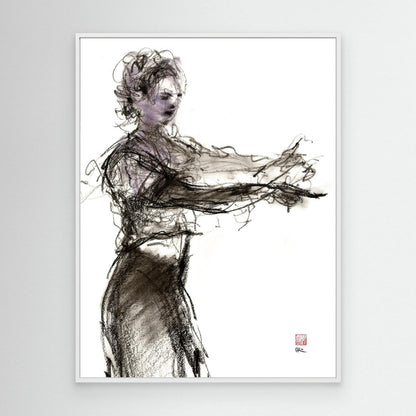 Flamenco castanets - Canvas art print