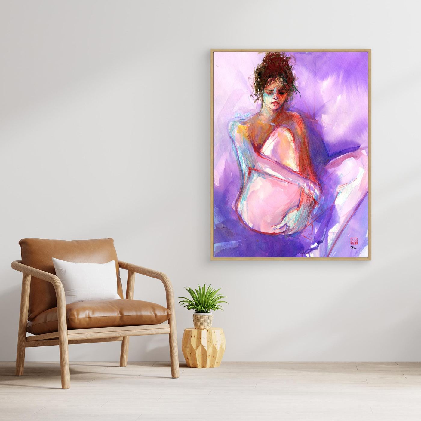 Whirlwind Thoughts - Canvas art print