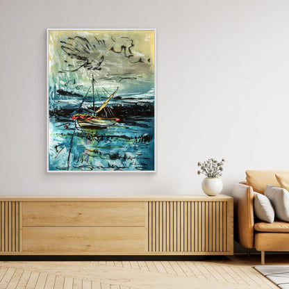 Awaiting the tide edition 2 - Canvas print