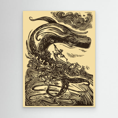Moby Dick - Canvas Art Print