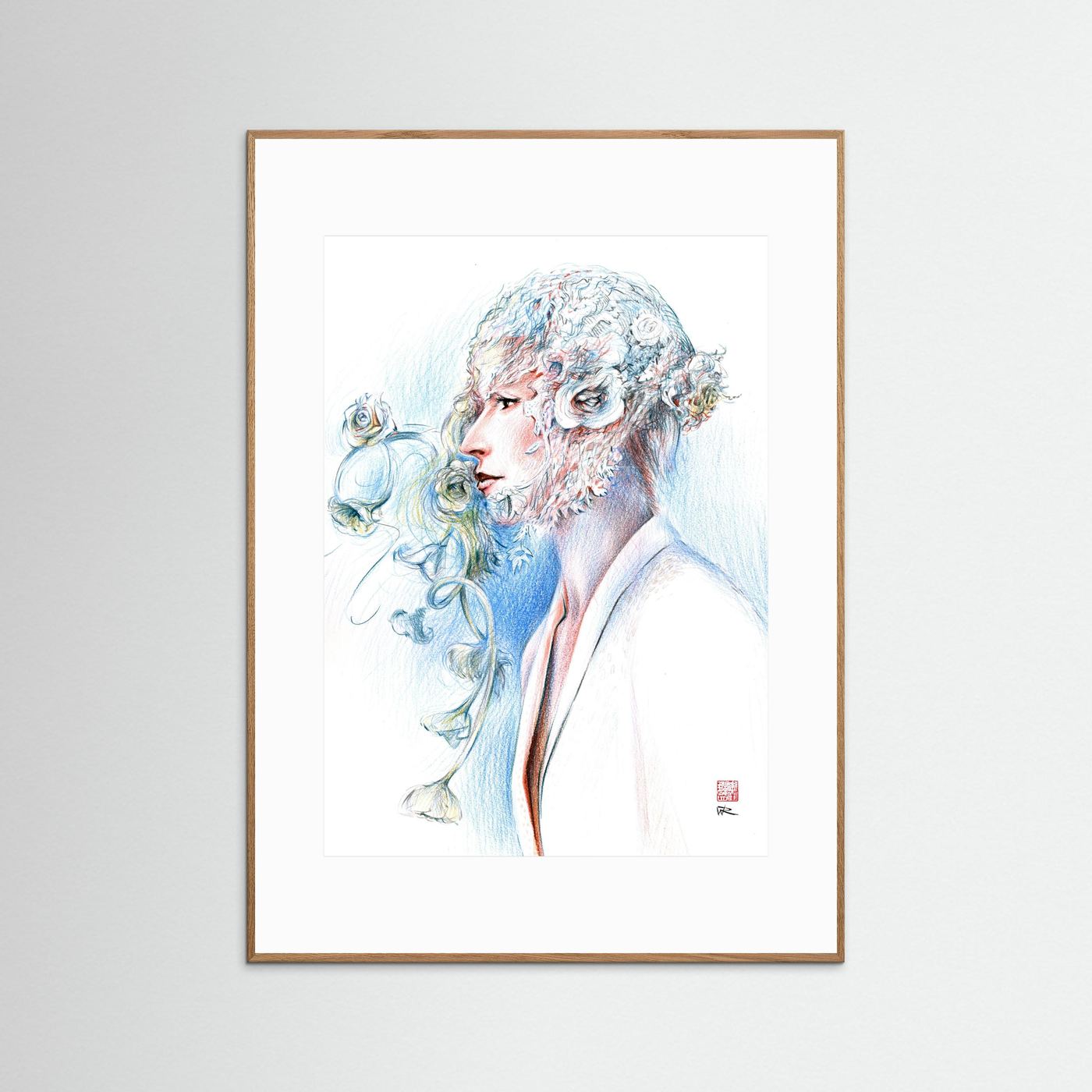 Lace hat - Print on fine art paper