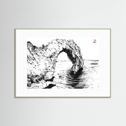 Durdle door - Print on fine art paper