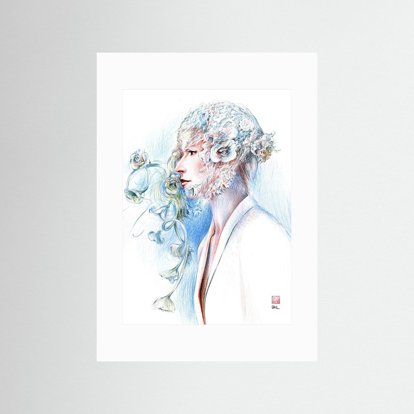 Lace hat - Print on fine art paper