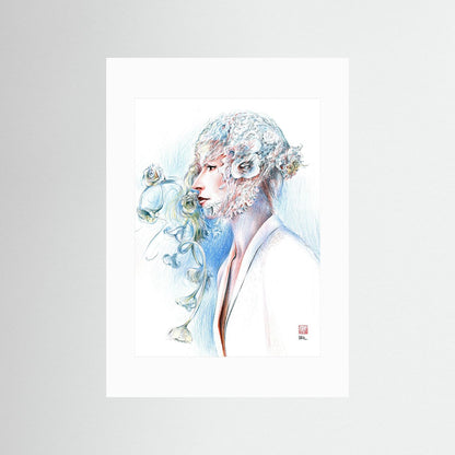 Lace hat - Print on fine art paper