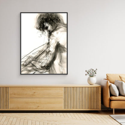Turning away - Canvas art print