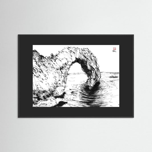 Durdle door - Print on fine art paper