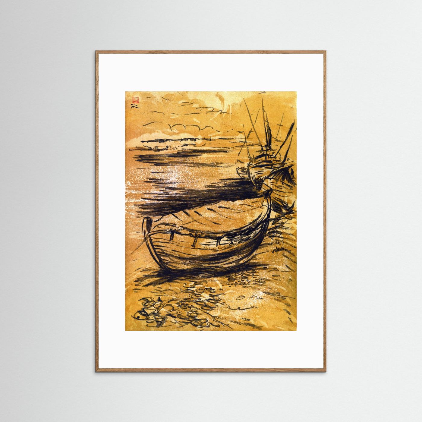 Norfolk crab boat edition 3 - Print on fine art paper