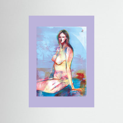 Seated in reflection - Print on fine art paper