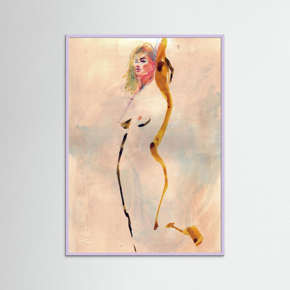 She stands alone - Print on fine art paper