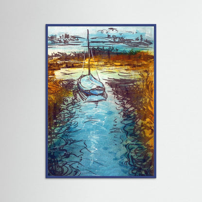 Stiffkey mooring edition 2 - Print on fine art paper