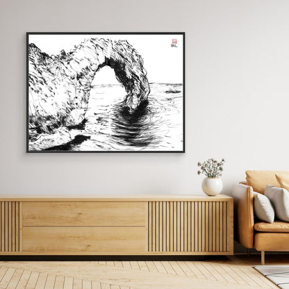 Durdle door - Canvas art print