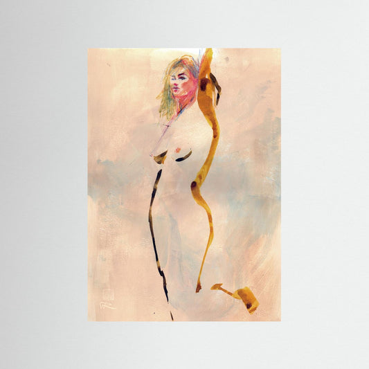 She stands alone - Print on fine art paper