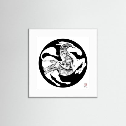 Trojan horse - Print on fine art paper