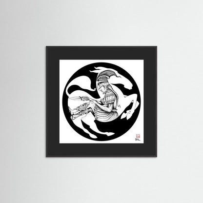 Trojan horse - Print on fine art paper