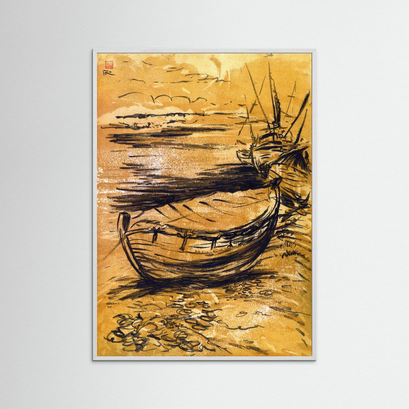 Norfolk crab boat edition 3 - Print on fine art paper