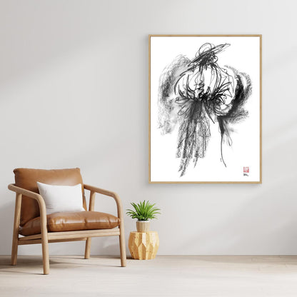 Flamenco hat - Canvas art print
