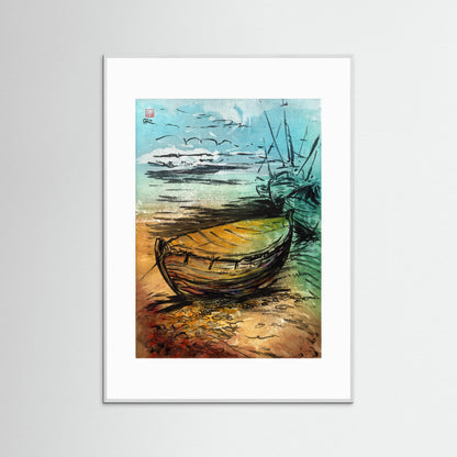 Crab boat - Paper print