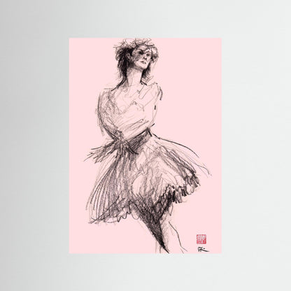 Ballet position - Paper print