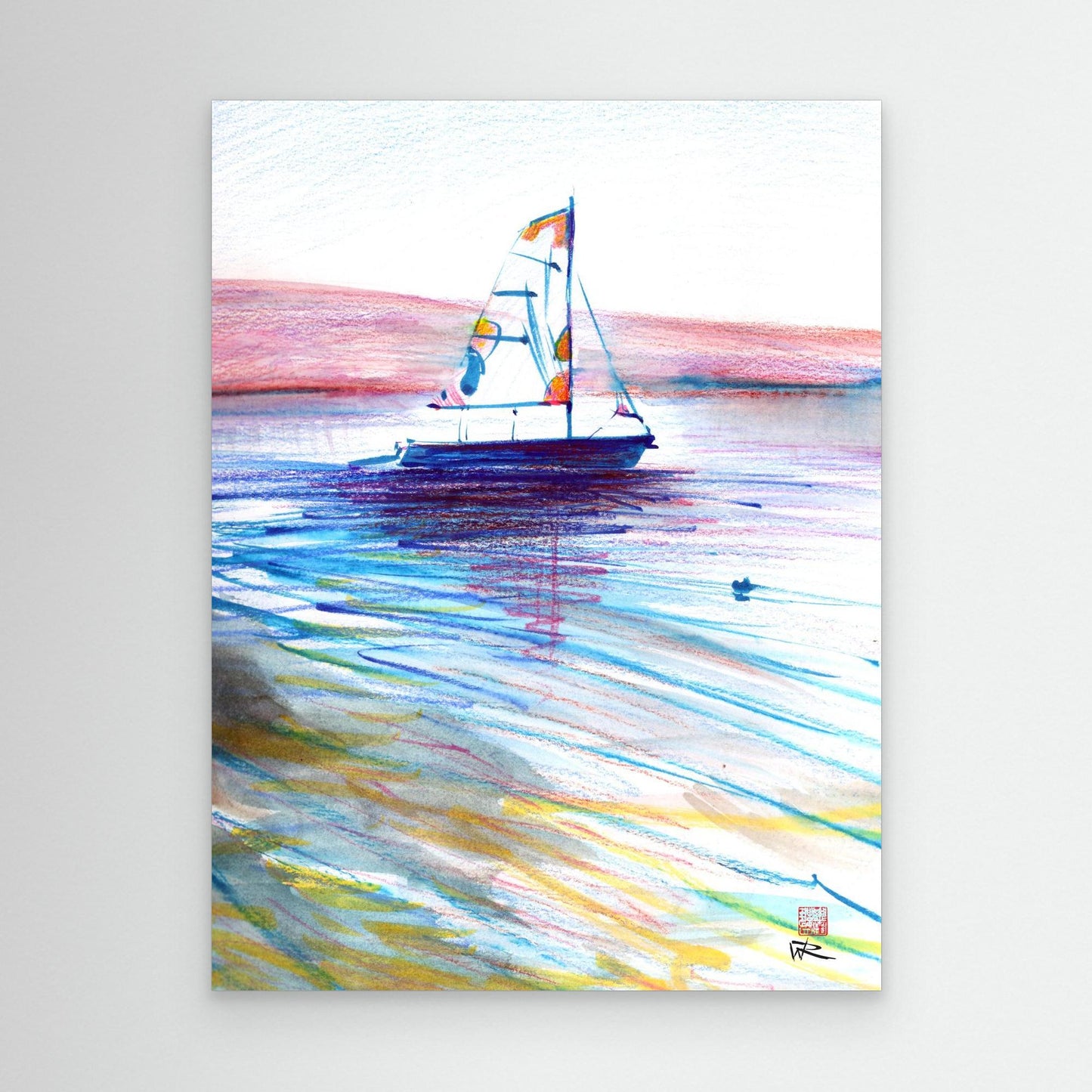 Neilson dinghy on mooring in Croatia
