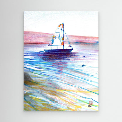 Neilson dinghy on mooring in Croatia