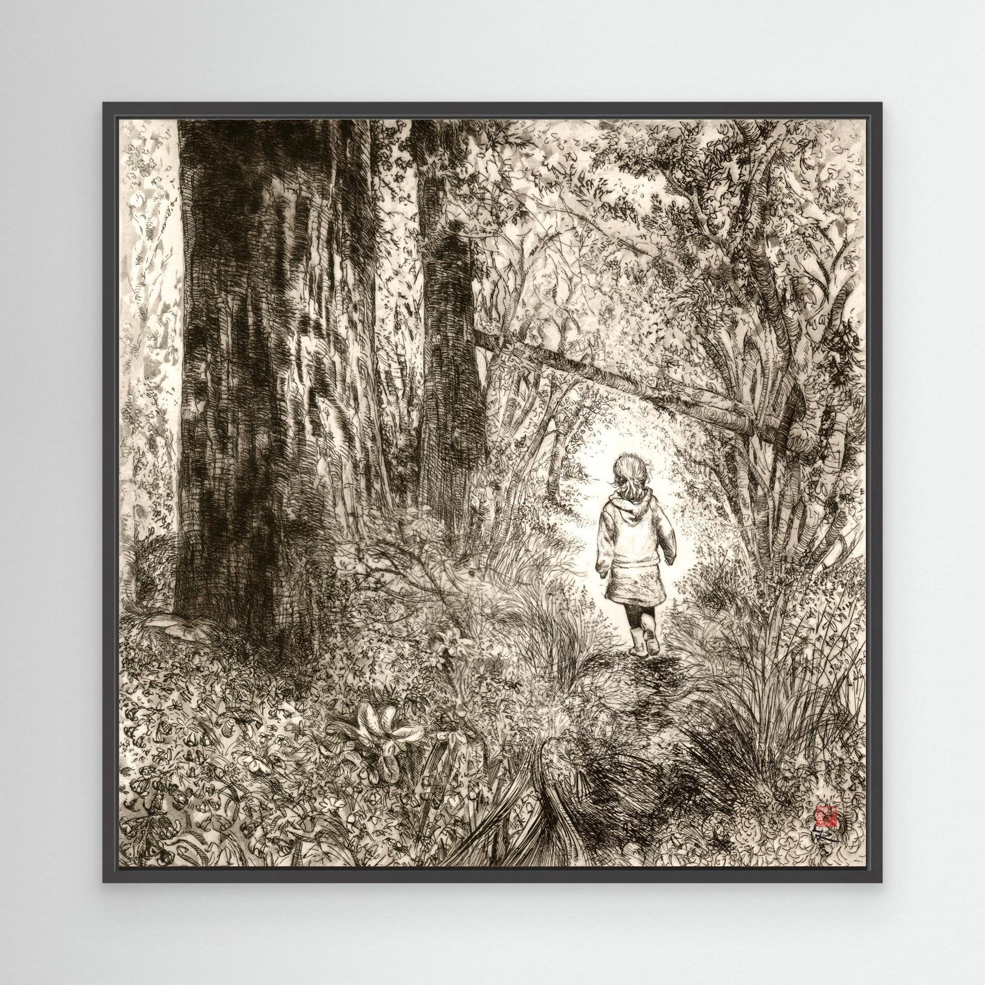 Bluebell Wood edition 2 - Canvas print