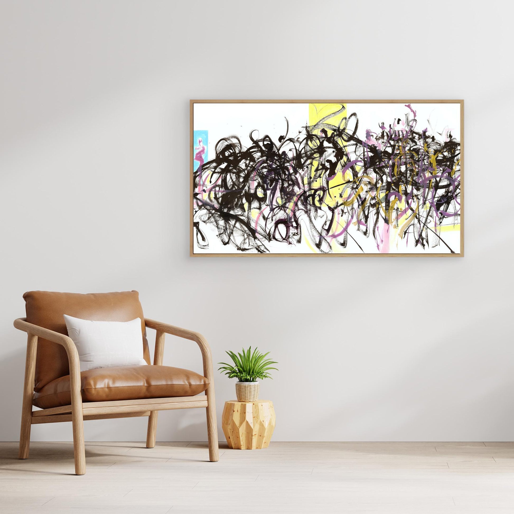 Abstract dance movement 4 - Canvas art print