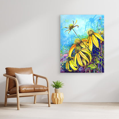 Rudbekias triptych 3