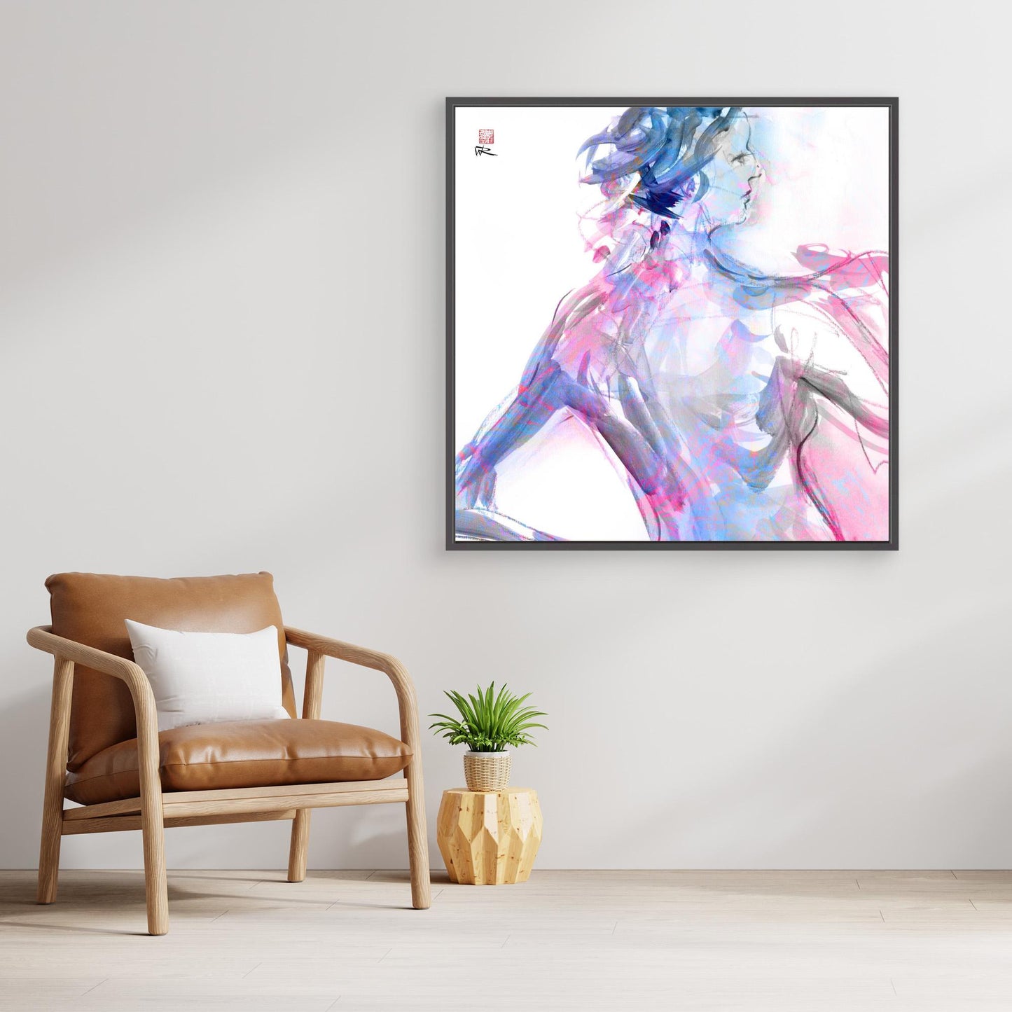 Allium figure 1 - Canvas print