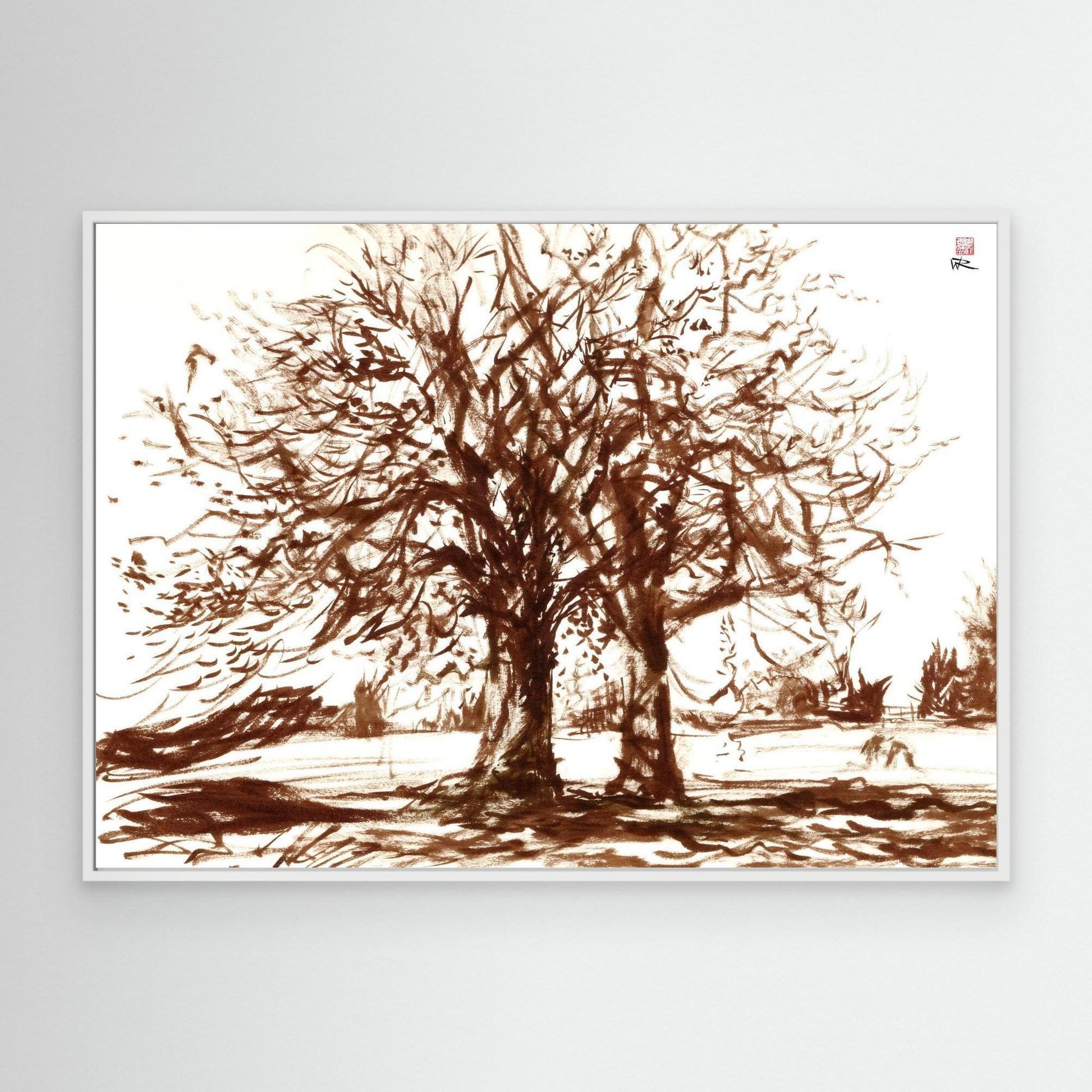 English oaks at Wotton