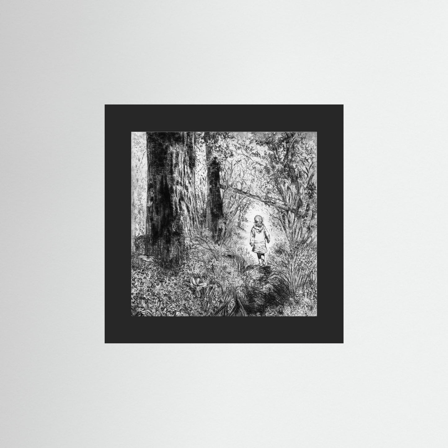 Bluebell wood edition 1: Monochrome - Paper print