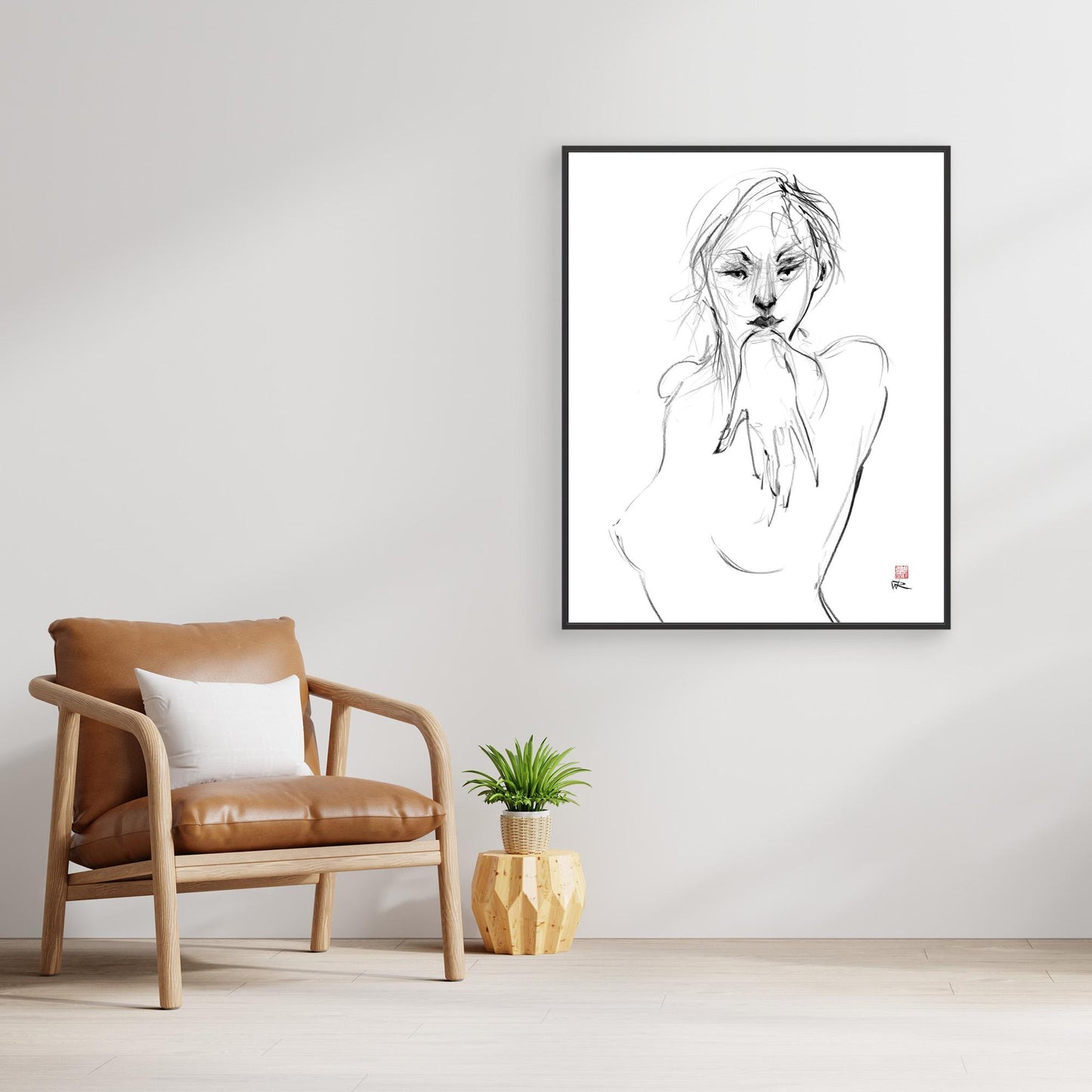 Come hither - Canvas print