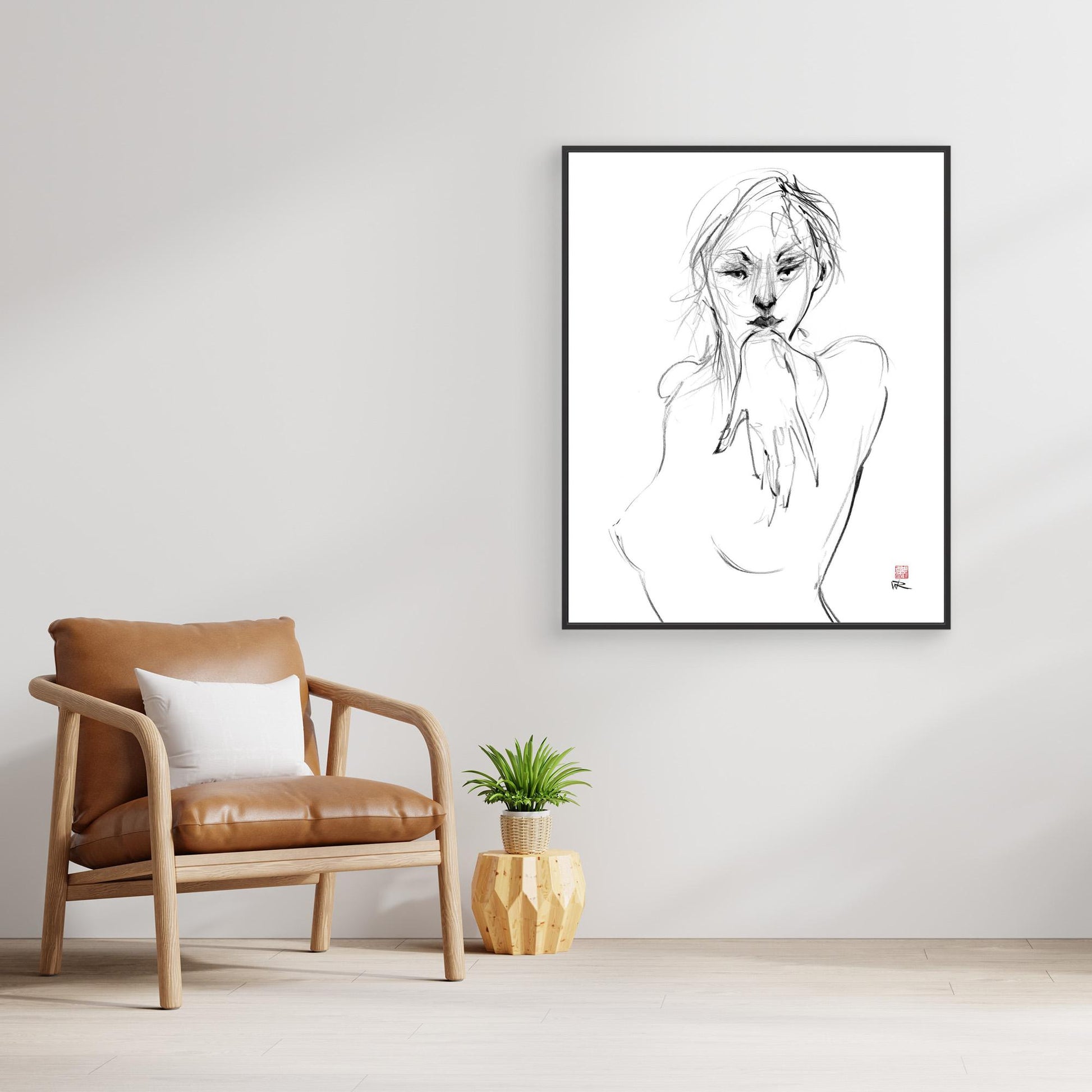 Come hither - Canvas print