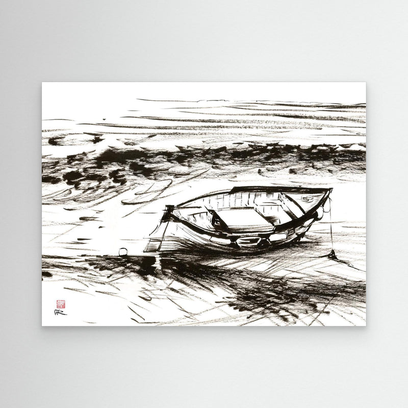 Krabbenboot in Morston - Leinwanddruck