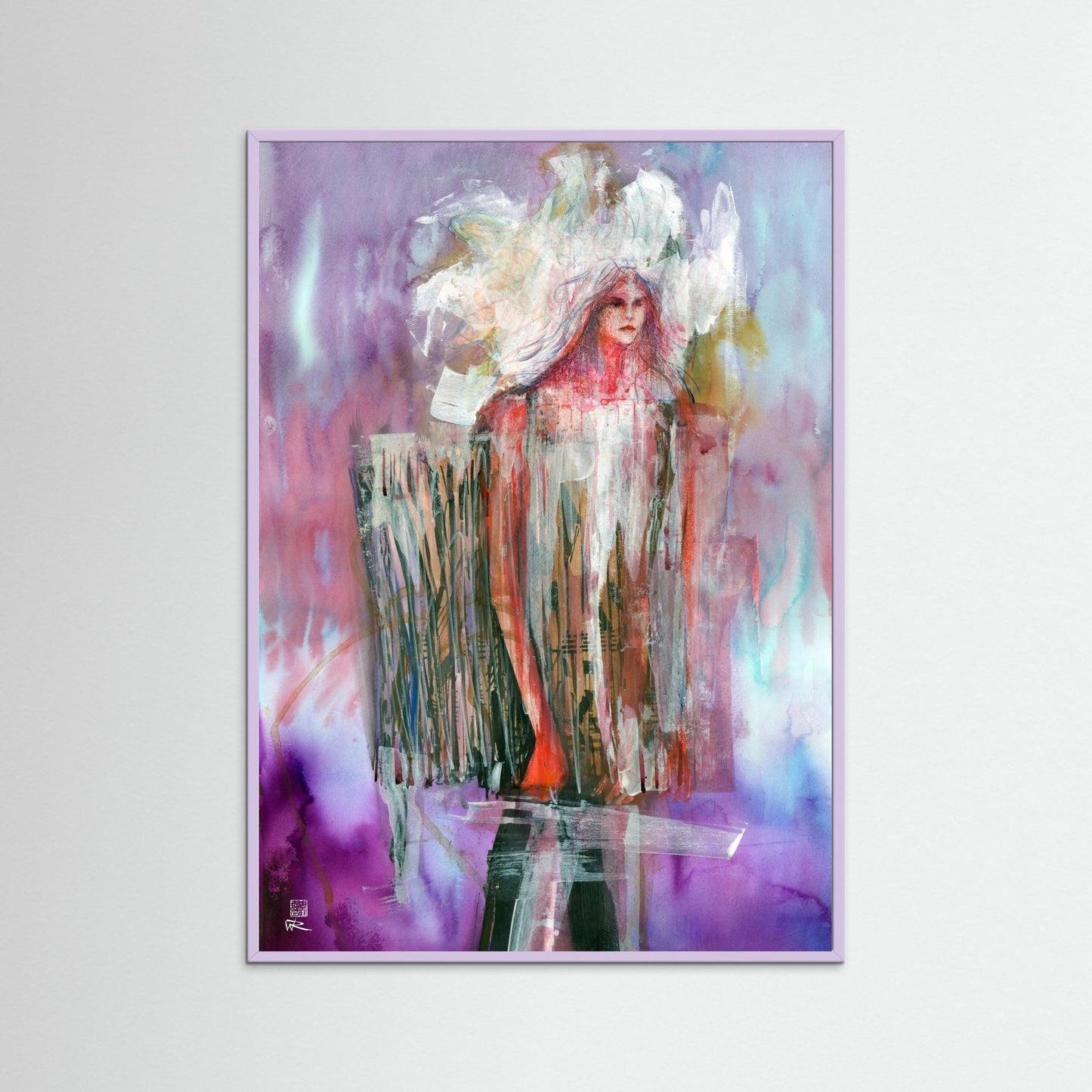 Concertina dress - Paper print