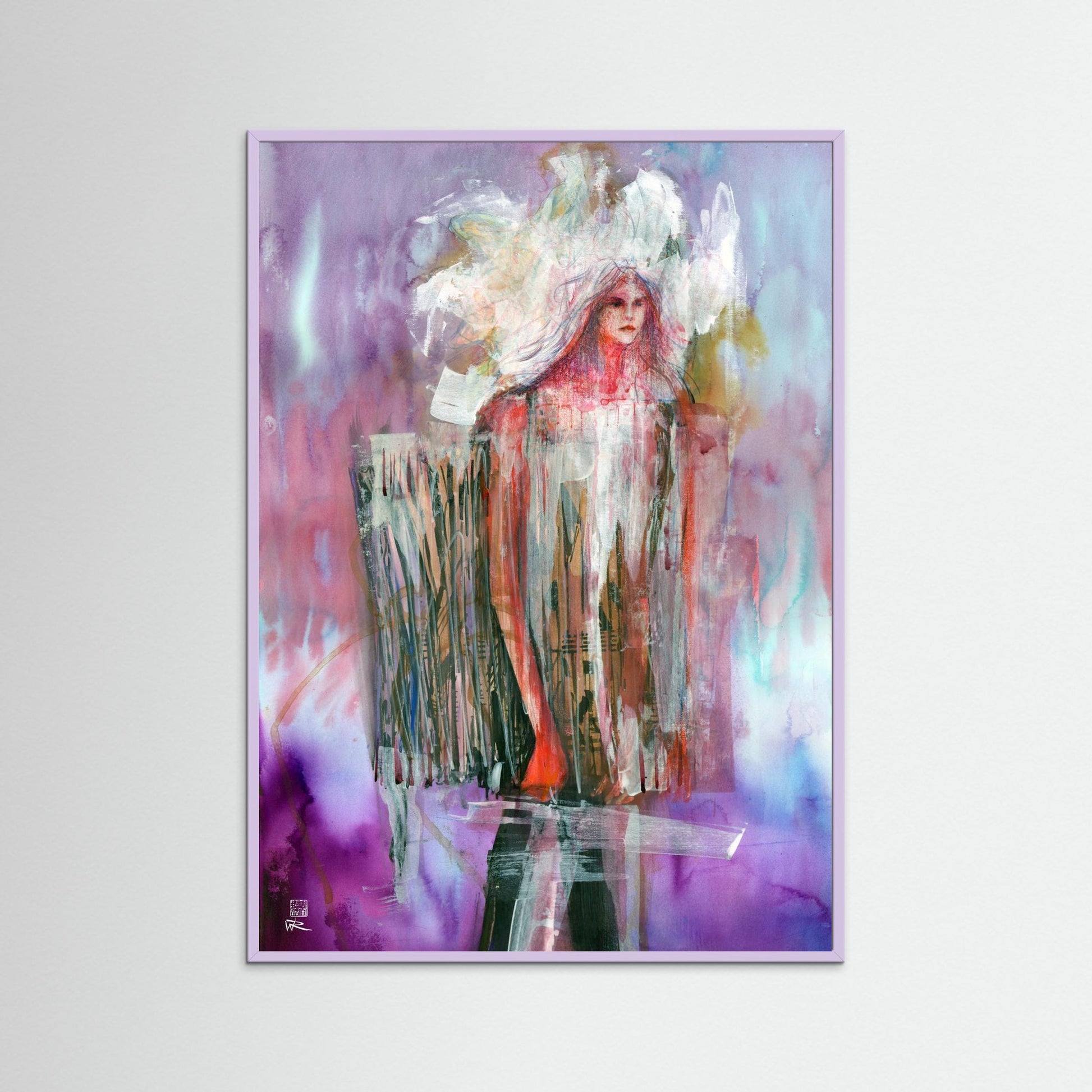 Concertina dress - Paper print