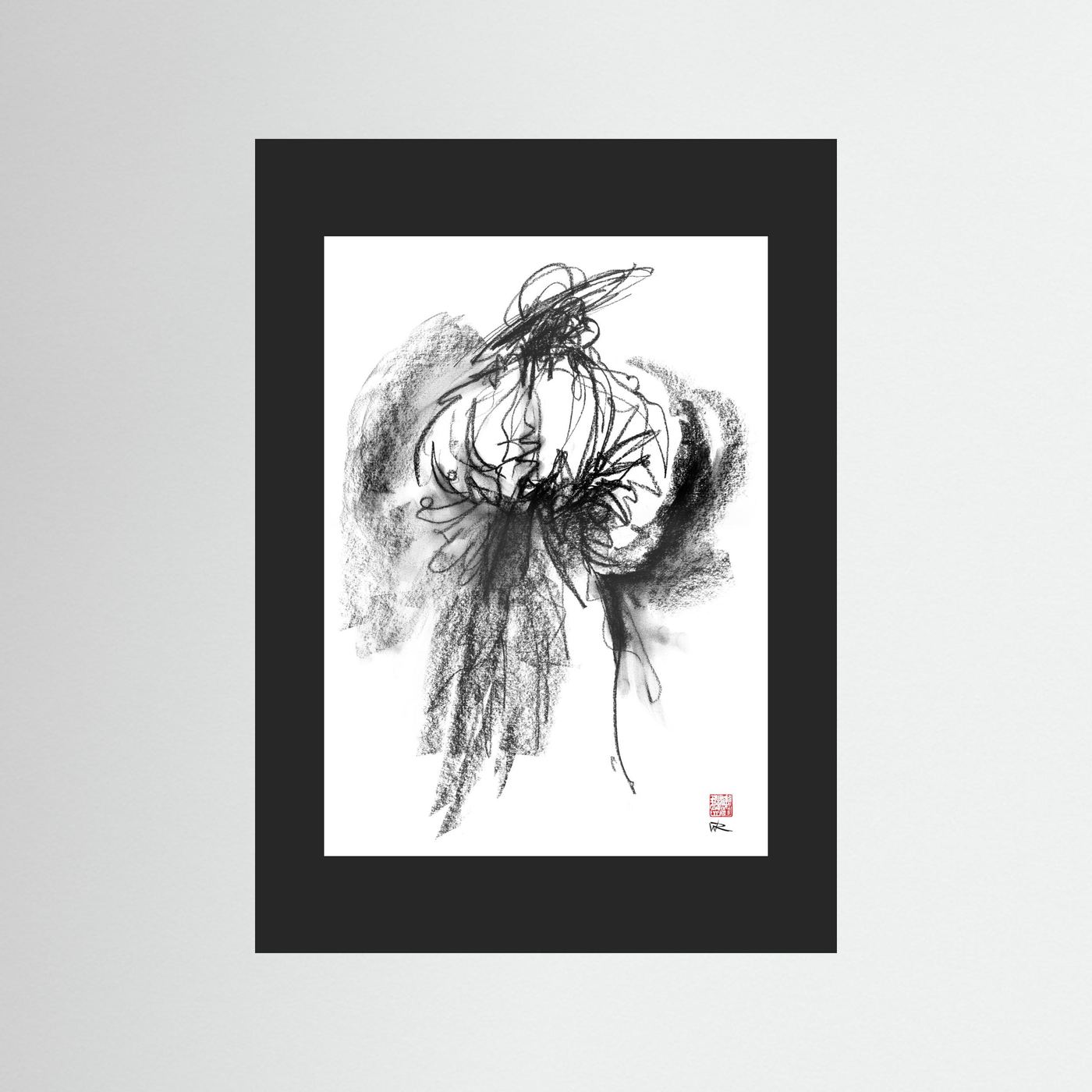Flamenco hat - Print on fine art paper