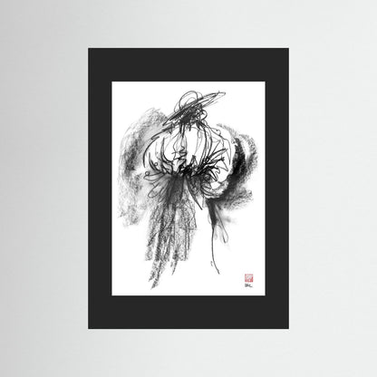 Flamenco hat - Print on fine art paper