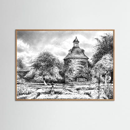 Rousham pigeon house - Paper print