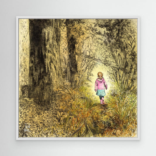 Bluebell Wood edition 5 - Canvas print