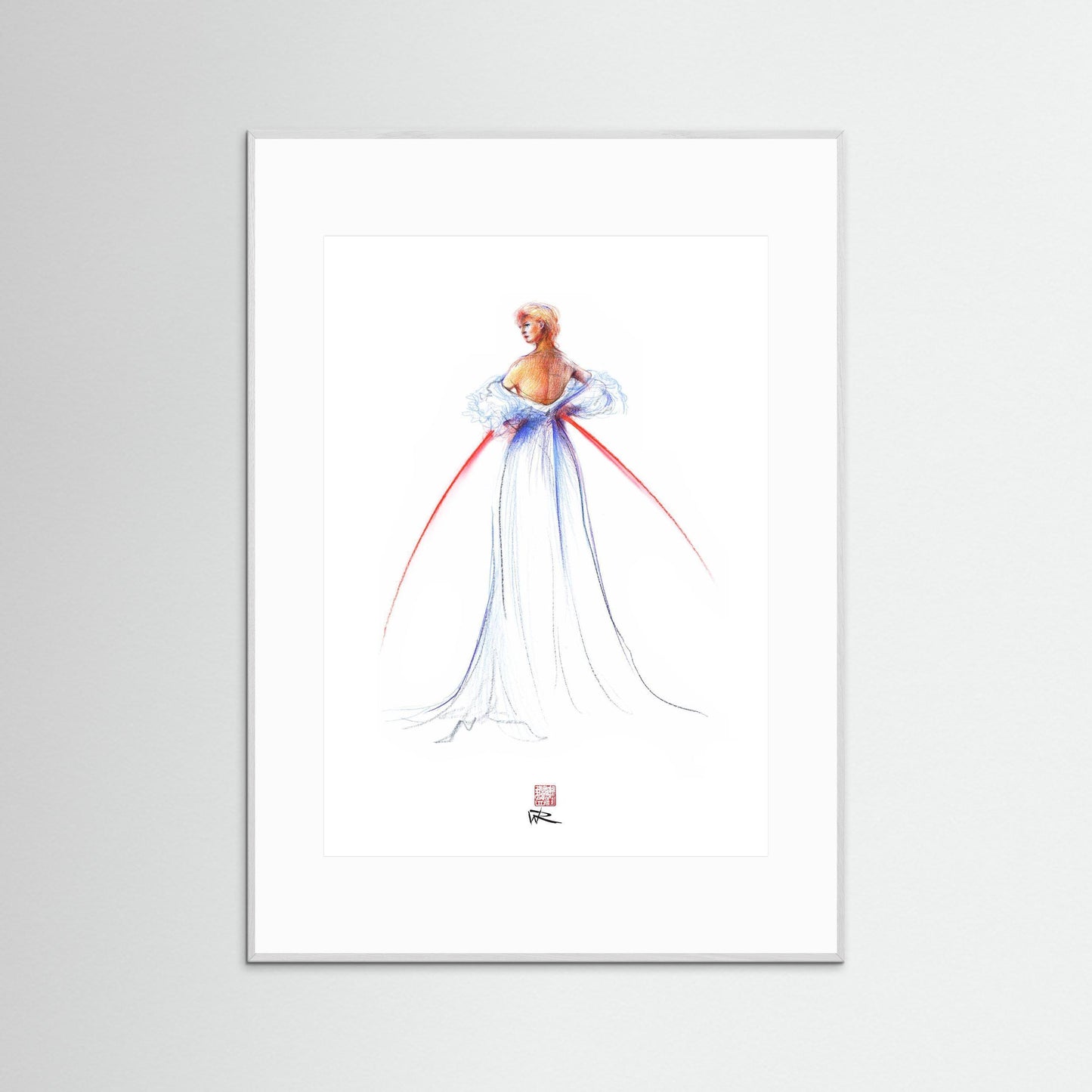 Thomas Jackson couture fashion - paper print