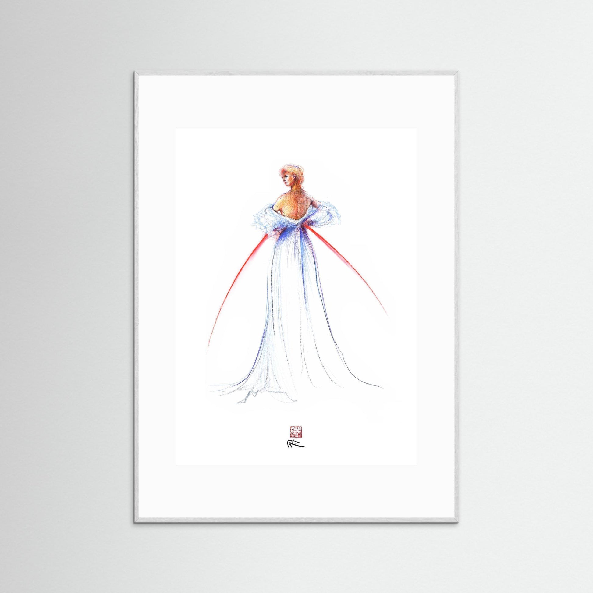 Thomas Jackson couture fashion - paper print