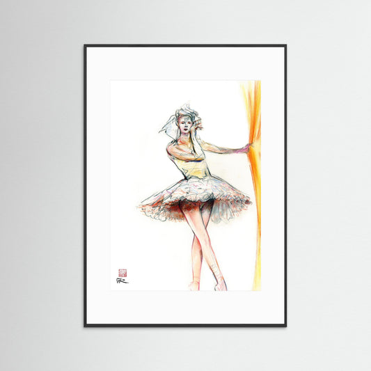 Ballerinas curtain call - Paper print
